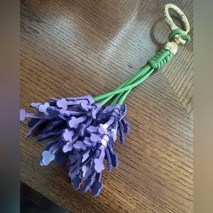 Loewe Lavender Bag Charm / Keychain